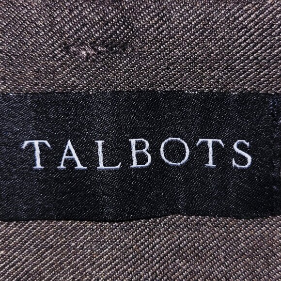 Talbots Southampton Brown Straight Leg Trousers Dress Pants Women's Size 4 - Picture 9 of 13